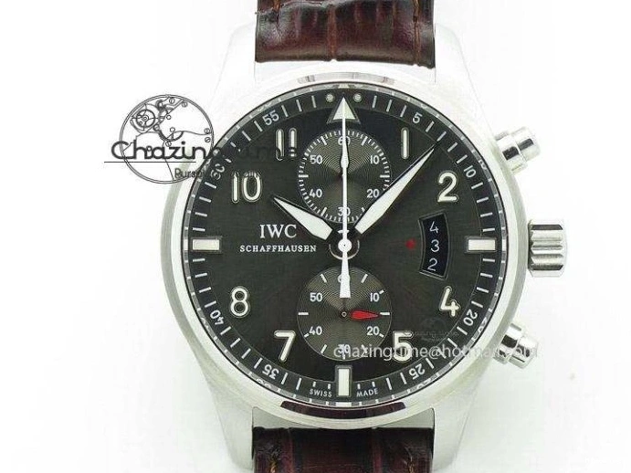 MIROTIME 0226 Big Pilot Real PR 2016 IW500917 RG ZF Best Edition Gray Dial On Brown Leather Strap A Modern 7290